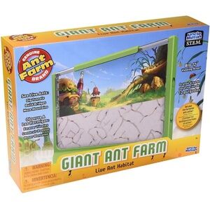 Uncle Milton Giant Ant Farm New In Box open box